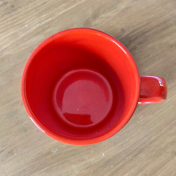 Waechtersbach Coffee Mug Cup Vintage Red Christmas Tree Holiday Ceramic Germany - Picture 6 of 7